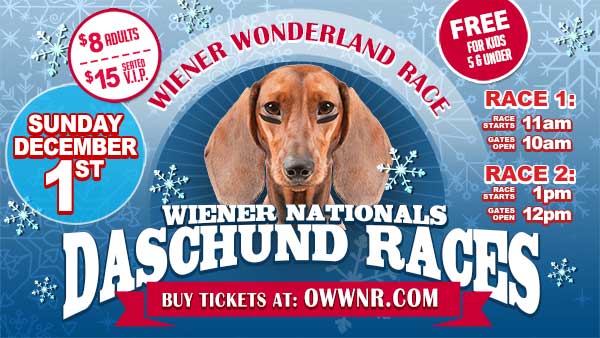 Wiener Wonderland Dog Race at Old World Village